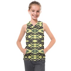 Abstract Pattern Geometric Backgrounds Kids  Sleeveless Hoodie by Eskimos