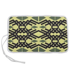 Abstract Pattern Geometric Backgrounds Pen Storage Case (l) by Eskimos