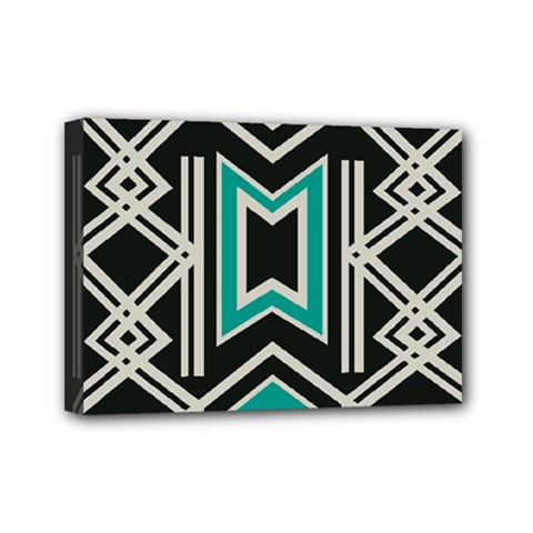 Abstract Pattern Geometric Backgrounds  Mini Canvas 7  X 5  (stretched) by Eskimos