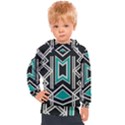 Abstract pattern geometric backgrounds  Kids  Hooded Pullover View1