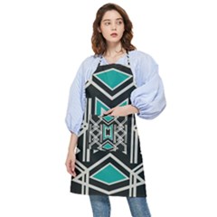 Abstract Pattern Geometric Backgrounds  Pocket Apron by Eskimos