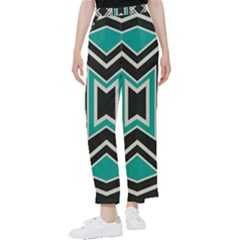 Abstract Pattern Geometric Backgrounds  Women s Pants 