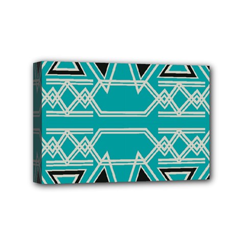 Abstract Pattern Geometric Backgrounds  Mini Canvas 6  X 4  (stretched) by Eskimos