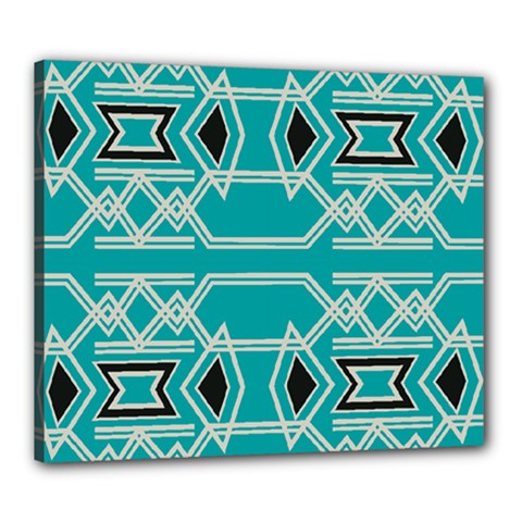 Abstract Pattern Geometric Backgrounds  Canvas 24  X 20  (stretched) by Eskimos