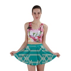 Abstract Pattern Geometric Backgrounds  Mini Skirt by Eskimos