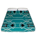 Abstract pattern geometric backgrounds  Fitted Sheet (California King Size) View1