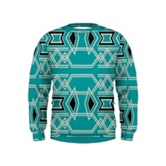 Abstract Pattern Geometric Backgrounds  Kids  Sweatshirt by Eskimos