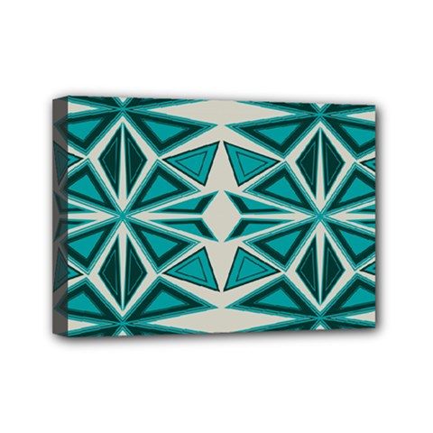 Abstract Pattern Geometric Backgrounds  Mini Canvas 7  X 5  (stretched) by Eskimos