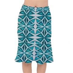 Abstract Pattern Geometric Backgrounds  Short Mermaid Skirt by Eskimos