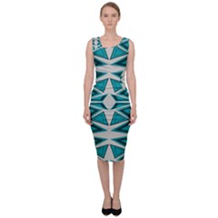 Abstract Pattern Geometric Backgrounds  Sleeveless Pencil Dress by Eskimos