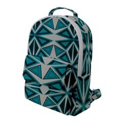 Abstract Pattern Geometric Backgrounds  Flap Pocket Backpack (large) by Eskimos