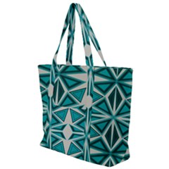 Abstract Pattern Geometric Backgrounds  Zip Up Canvas Bag by Eskimos