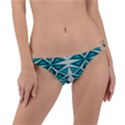 Abstract pattern geometric backgrounds  Ring Detail Bikini Bottom View1