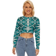 Abstract Pattern Geometric Backgrounds  Lightweight Long Sleeve Sweatshirt