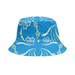 Folk Flowers Print Floral Pattern Ethnic Art Bucket Hat by Eskimos