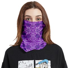 Folk Flowers Print Floral Pattern Ethnic Art Face Covering Bandana (two Sides) by Eskimos