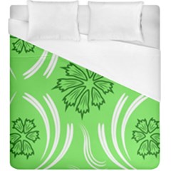 Folk Flowers Print Floral Pattern Ethnic Art Duvet Cover (king Size) by Eskimos