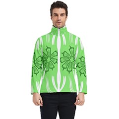 Folk Flowers Print Floral Pattern Ethnic Art Men s Bomber Jacket