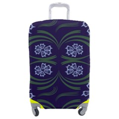 Folk Flowers Print Floral Pattern Ethnic Art Luggage Cover (medium) by Eskimos