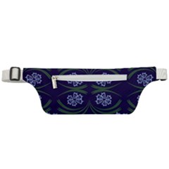 Folk Flowers Print Floral Pattern Ethnic Art Active Waist Bag by Eskimos