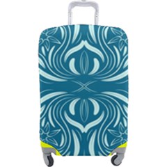 Folk Flowers Print Floral Pattern Ethnic Art Luggage Cover (large) by Eskimos