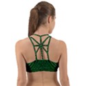 Folk flowers print Floral pattern Ethnic art Back Web Sports Bra View2