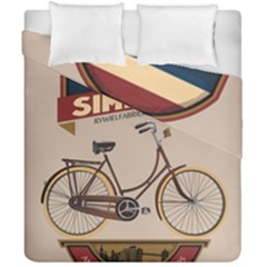 Simplex Bike 001 Design By Trijava Duvet Cover Double Side (california King Size) by nate14shop