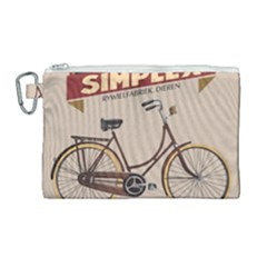 Simplex Bike 001 Design By Trijava Canvas Cosmetic Bag (large) by nate14shop