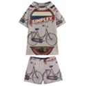 Simplex Bike 001 design by trijava Kids  Swim Tee and Shorts Set View1