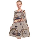 Simplex Bike 001 design by trijava Kids  Midi Sailor Dress View1