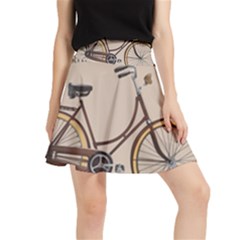 Simplex Bike 001 Design By Trijava Waistband Skirt by nate14shop