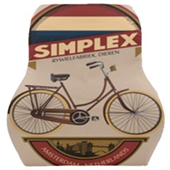 Simplex Bike 001 Design By Trijava Car Seat Back Cushion  by nate14shop