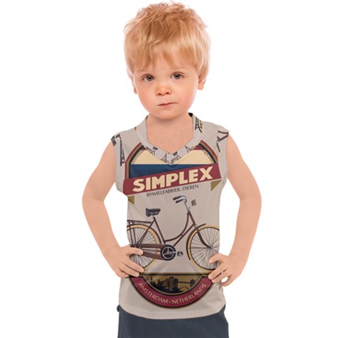 Simplex Bike 001 Design By Trijava Kids  Sport Tank Top by nate14shop