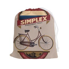 Simplex Bike 001 Design By Trijava Drawstring Pouch (2xl) by nate14shop