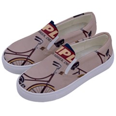 Simplex Bike 001 Design By Trijava Kids  Canvas Slip Ons by nate14shop