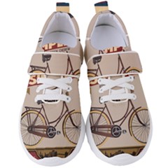 Simplex Bike 001 Design By Trijava Women s Velcro Strap Shoes by nate14shop