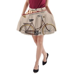 Simplex Bike 001 Design By Trijava A-line Pocket Skirt by nate14shop