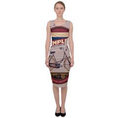 Simplex Bike 001 Design By Trijava Sleeveless Pencil Dress by nate14shop