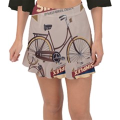 Simplex Bike 001 Design By Trijava Fishtail Mini Chiffon Skirt by nate14shop