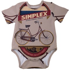 Simplex Bike 001 Design By Trijava Baby Short Sleeve Onesie Bodysuit by nate14shop