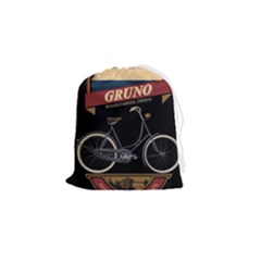 Gruno Bike 002 By Trijava Printing Drawstring Pouch (small) by nate14shop