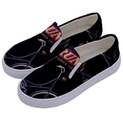 Gruno Bike 002 By Trijava Printing Kids  Canvas Slip Ons by nate14shop