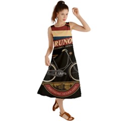 Gruno Bike 002 By Trijava Printing Summer Maxi Dress by nate14shop