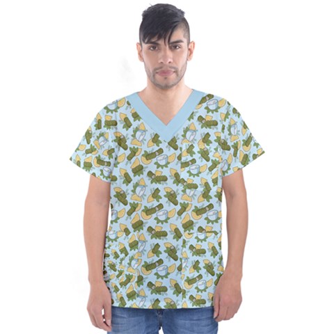 Dolmadakia Men s V-neck Scrub Top by sifis