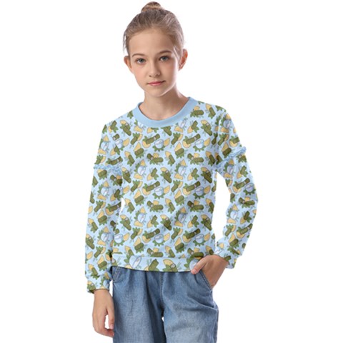 Dolmadakia Kids  Long Sleeve Tee With Frill  by sifis