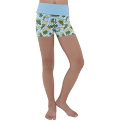 Dolmadakia Kids  Lightweight Velour Yoga Shorts by sifis