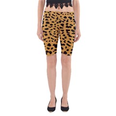 Animal Print - Leopard Jaguar Dots Yoga Cropped Leggings