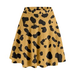 Animal Print - Leopard Jaguar Dots High Waist Skirt