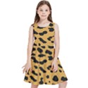 Animal print - Leopard Jaguar dots Kids  Skater Dress View1