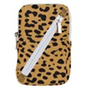 Animal print - Leopard Jaguar dots Belt Pouch Bag (Large) View1